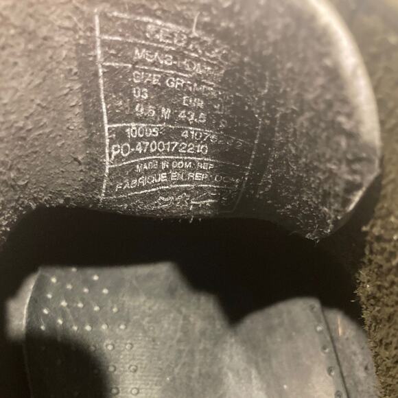 VANE X SEBAGO Grey Brown Leather Canvas Lace-up Chukka Boot Men Sz  9.5M Shoe - Picture 5 of 5